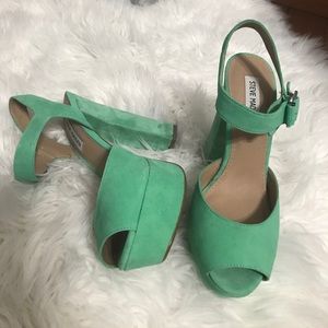 Steve Madden - Jilly Platform Pump - Seafoam Green